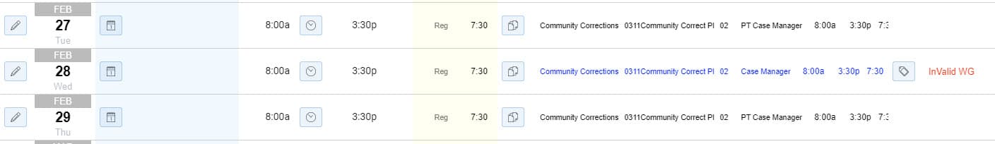 Low Invalid Workgroup Example
